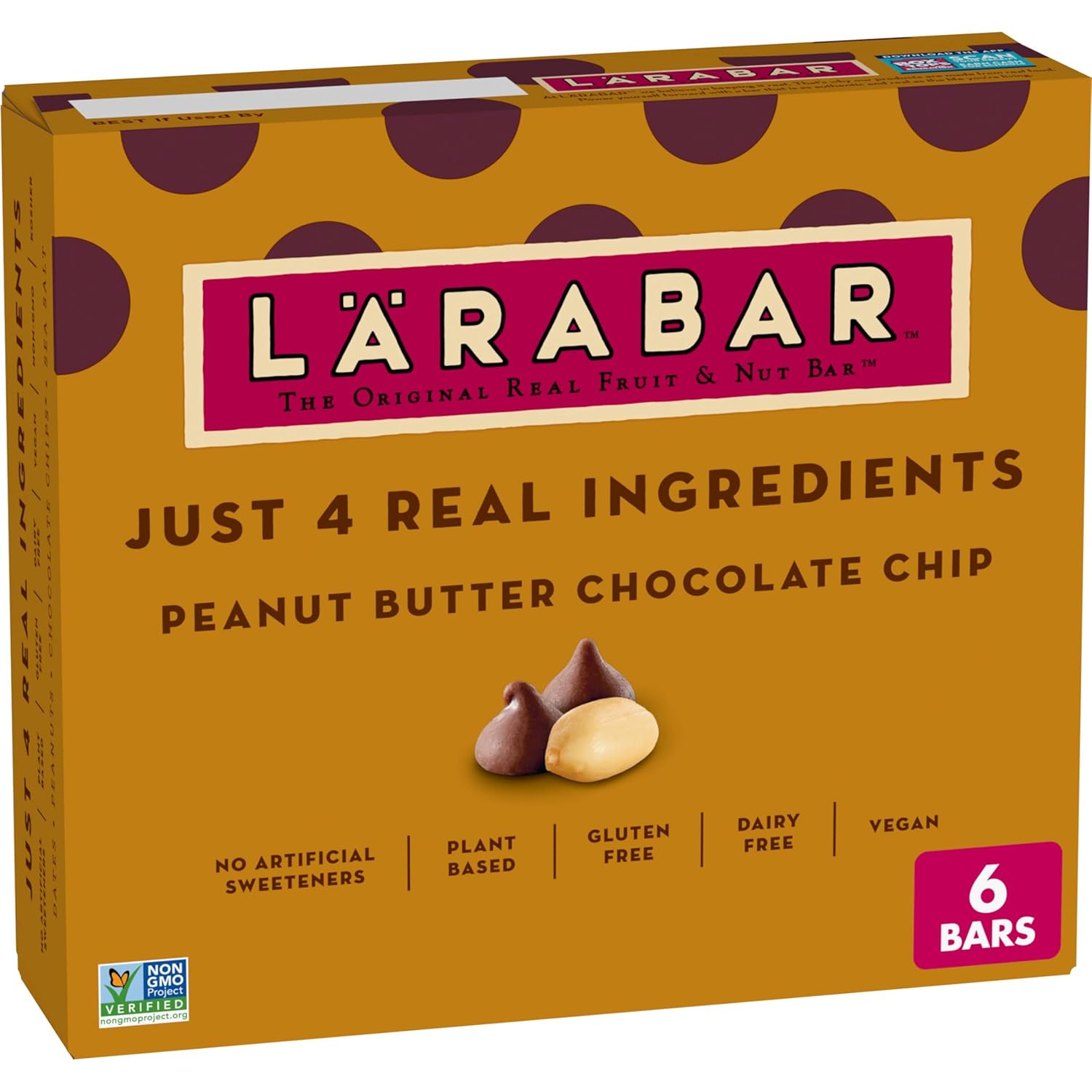 Larabar Peanut Butter Chocolate Chip, Fruit and Nut Bars, Gluten Free and Vegan, 28.8 oz, 18 Ct - Image 7