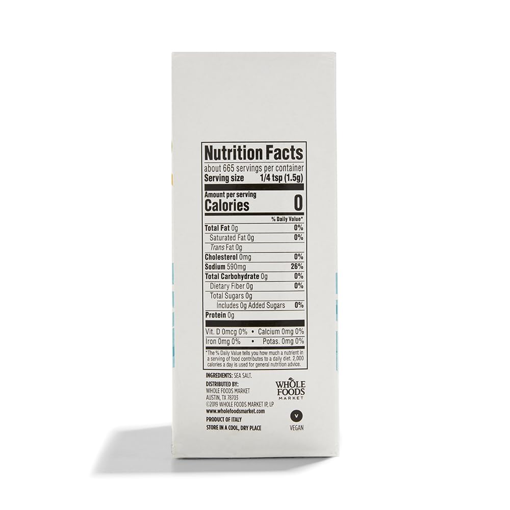 365 by Whole Foods Market, Salt Kosher, 35.2 Ounce (Pack of 2)