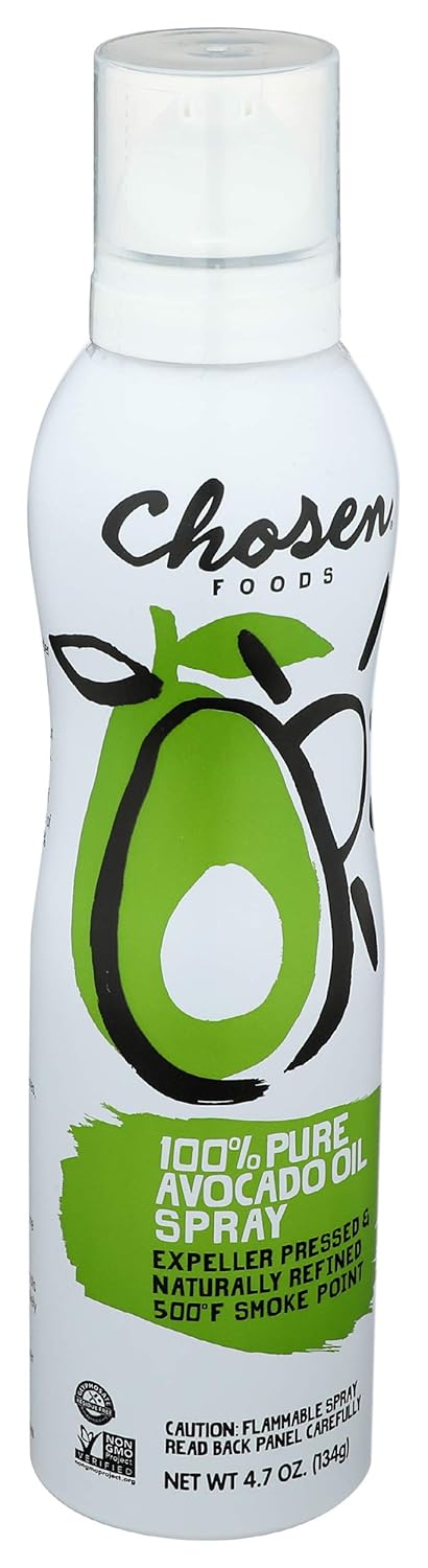 Chosen Foods 100% Pure Avocado Oil Spray, Keto Diet Friendly, Kosher Cooking Spray for Baking, High-Heat Cooking and Frying (6 oz) (Pack of 4) - Image 9