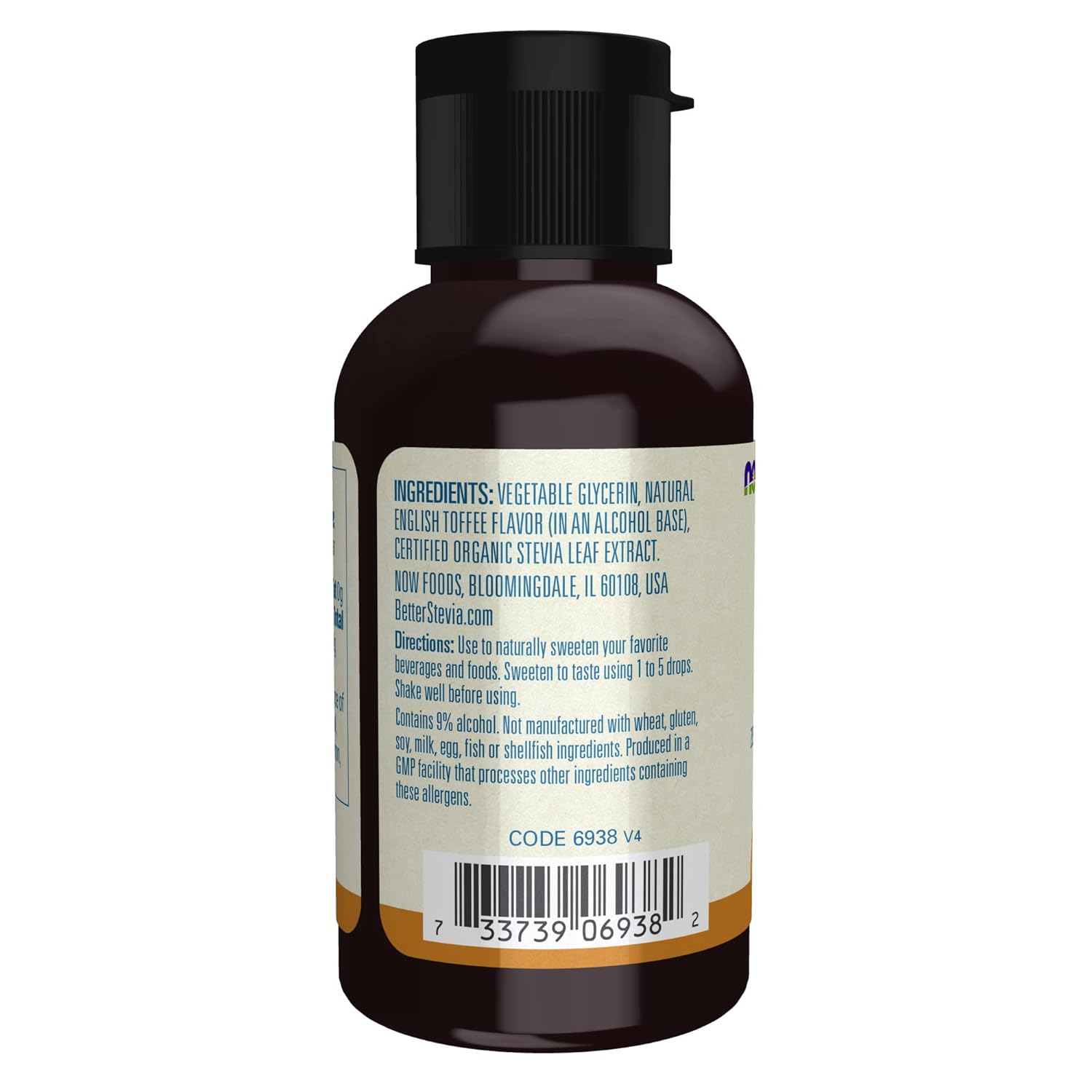 NOW Foods, Better Stevia, Liquid Zero-Calorie Sweetener, English Toffee, Low Glycemic Impact, Kosher, 2-Ounce (Pack of 2) - Image 2