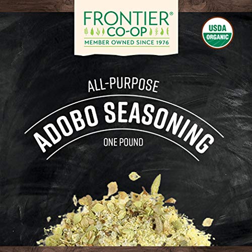 Frontier Co-op Adobo Seasoning, Certified Organic, Kosher, Non-irradiated | 1 lb. Bulk Bag