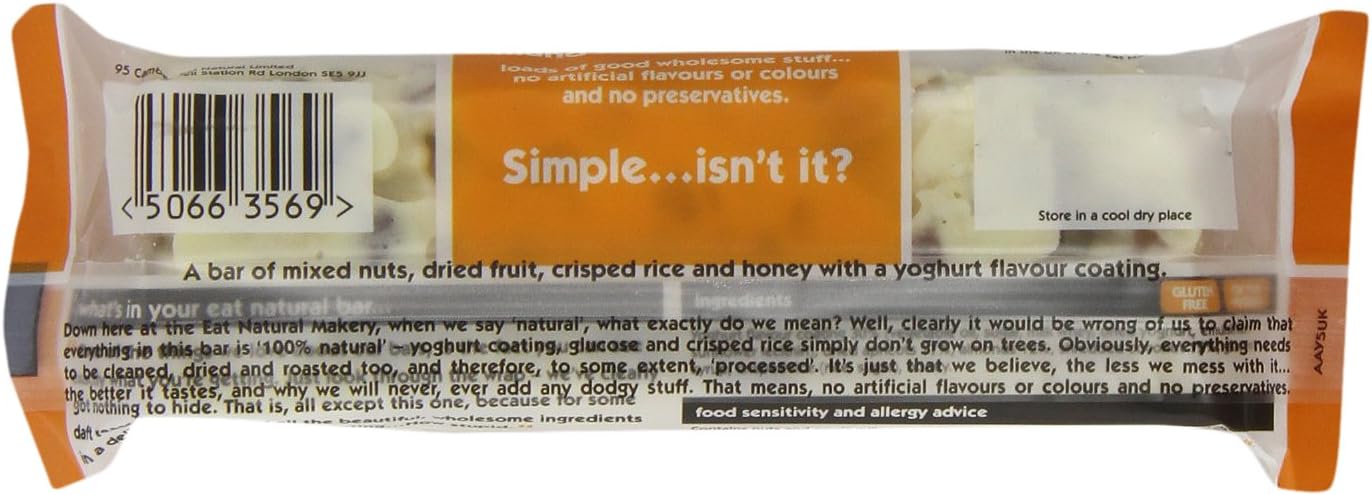 Eat Natural – Fruit & Nut Bar – Almond & Apricot – 50g (Case of 12)