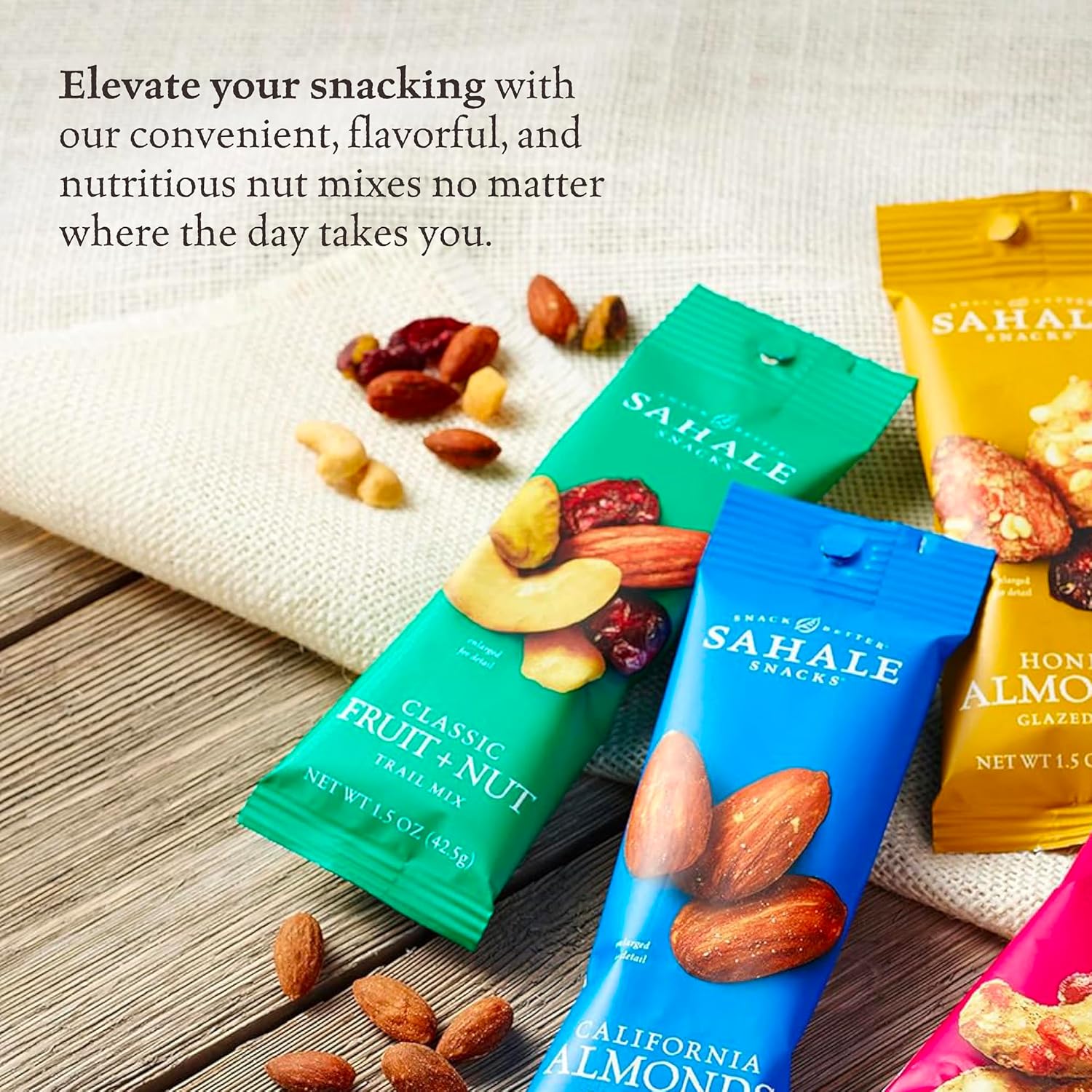 Sahale Snacks Classic Fruit and Nut Trail Mix,1.5 Oz Grab & Go Bags - Dry-Roasted Deluxe Mixed Nuts with Apples and Cranberries - Non-GMO,Kosher Trail Mix & Certified Gluten-Free Snacks,(Pack of 36) - Image 8