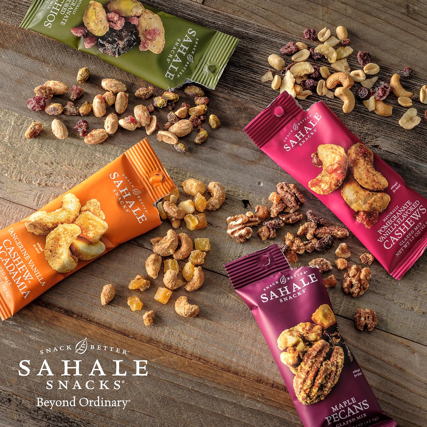 Sahale Snacks Classic Fruit and Nut Trail Mix,1.5 Oz Grab & Go Bags - Dry-Roasted Deluxe Mixed Nuts with Apples and Cranberries - Non-GMO,Kosher Trail Mix & Certified Gluten-Free Snacks,(Pack of 36) - Image 9