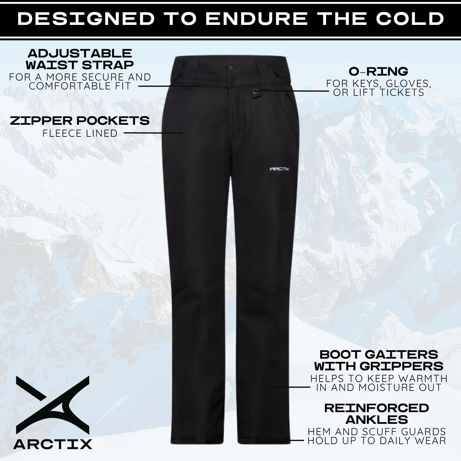 Arctix Women's Insulated Snow Pants - Image 3