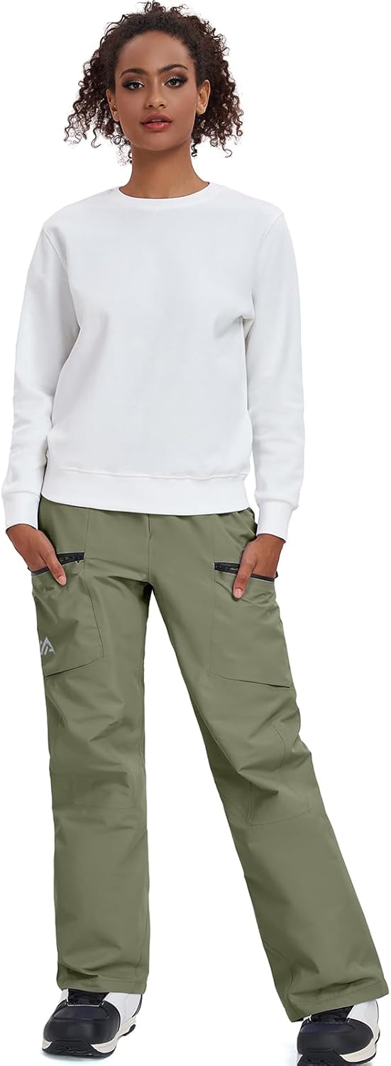 Oymyakon Womens Snowboard Pants Insulated Snow Ski Pants Waterproof Windproof Snow Pants Winter Warm Snowpants