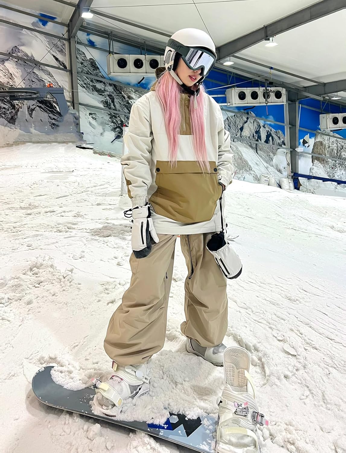 GSOU SNOW Women Ski Jacket Snow Coat Waterproof Windproof Snowboarding Jacket Coat Insulated Warm Winter - Image 2