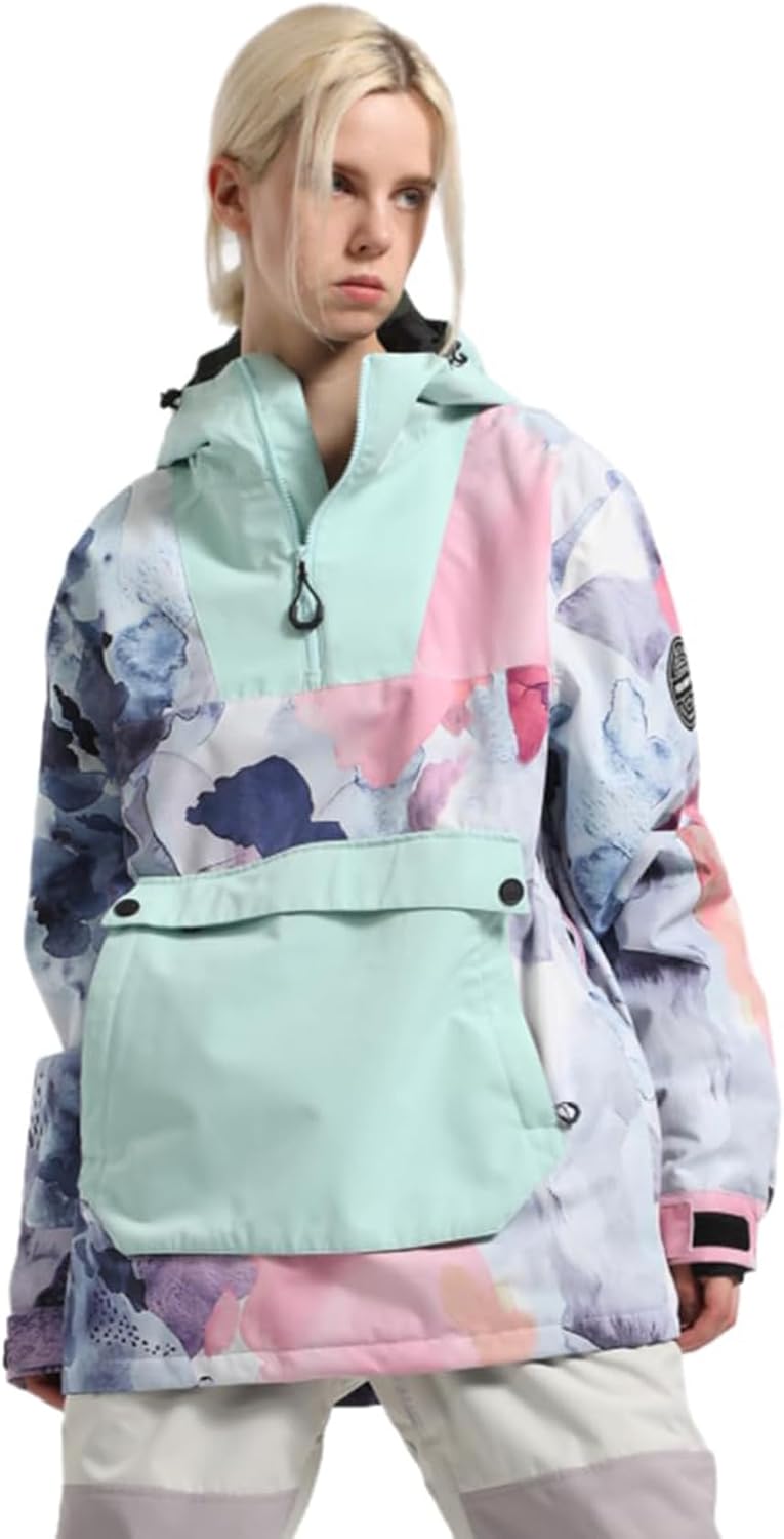 GSOU SNOW Women Ski Jacket Snow Coat Waterproof Windproof Snowboarding Jacket Coat Insulated Warm Winter - Image 3