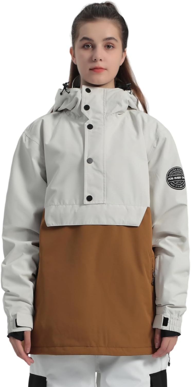 GSOU SNOW Women Ski Jacket Snow Coat Waterproof Windproof Snowboarding Jacket Coat Insulated Warm Winter - Image 9
