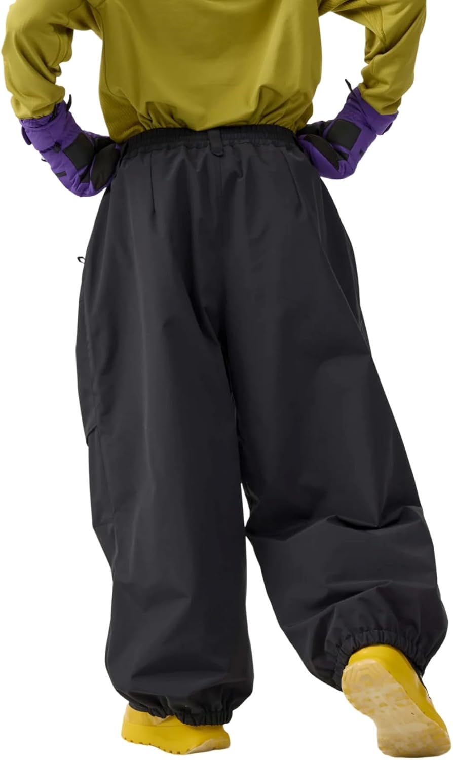 GSOU SNOW Men Snow Pants Baggy Snowboard Pants Women Ski Pants Sport Insulated Loose Waterproof Windproof Winter Hiking Warm