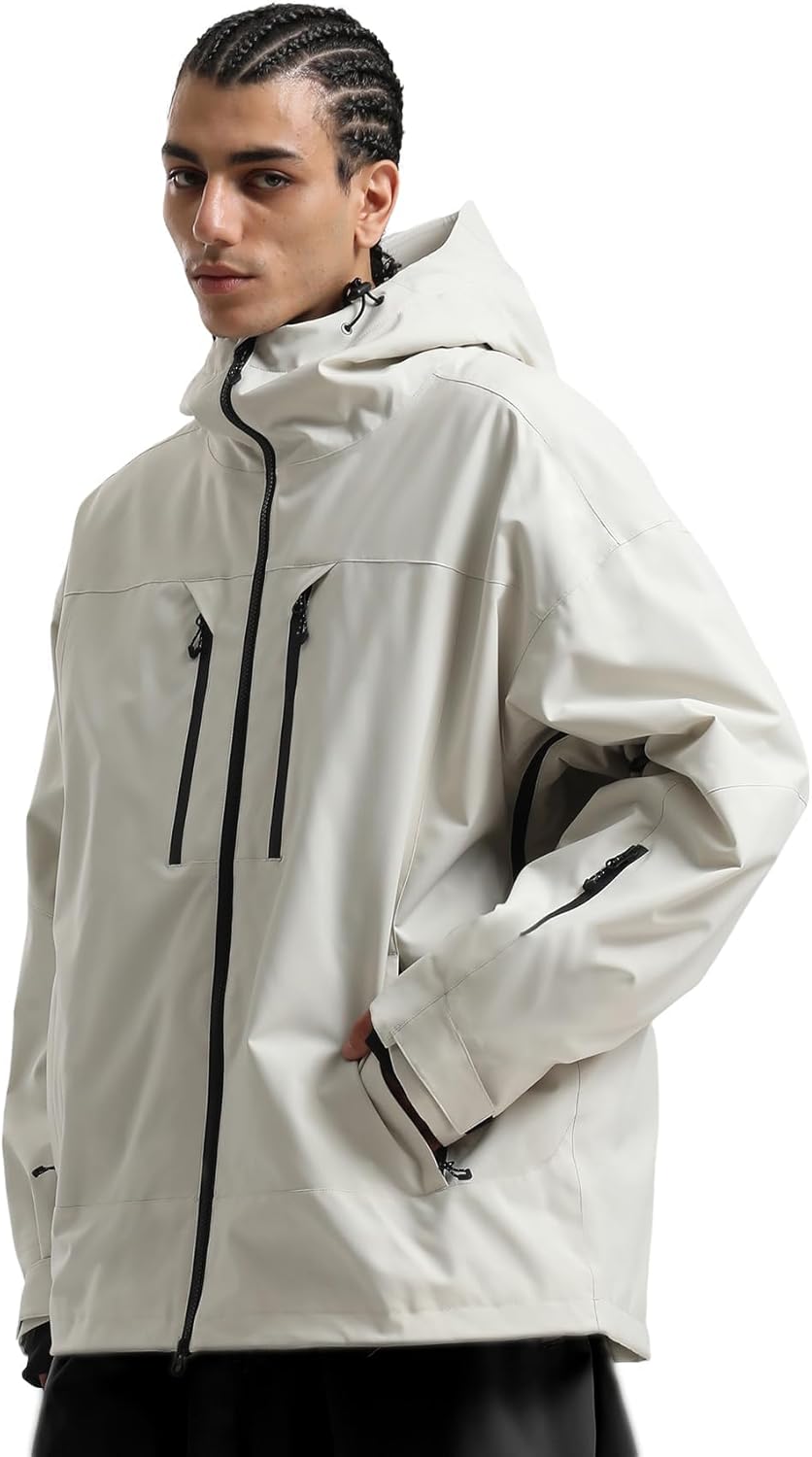 GSOU SNOW Men's Ski Jacket Snowboard Snow Coat Waterproof Windproof Insulated Winter Hooded Snow Sports Outerwear - Image 6