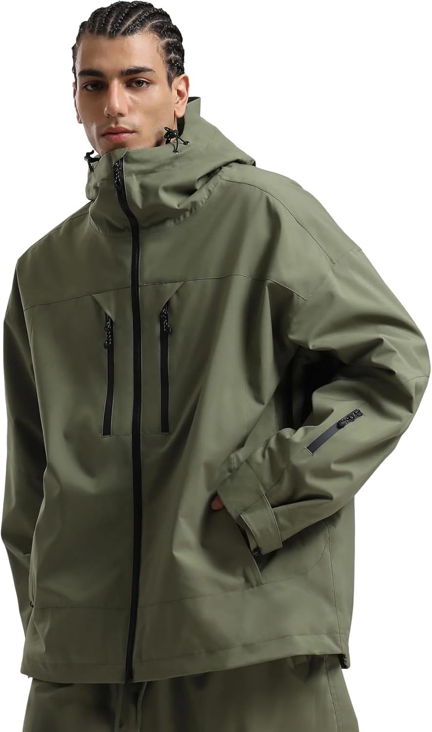 GSOU SNOW Men's Ski Jacket Snowboard Snow Coat Waterproof Windproof Insulated Winter Hooded Snow Sports Outerwear - Image 8