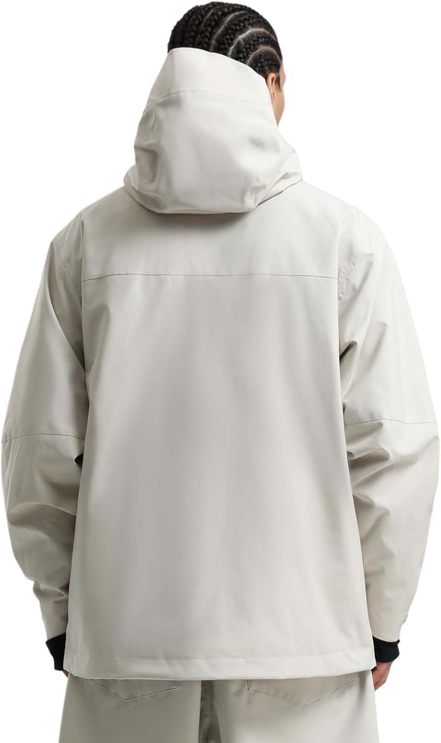 GSOU SNOW Men's Ski Jacket Waterproof Snowboard Jackets Windproof Baggy Snowboarding Coat Winter Outdoor Sports Snow Hooded