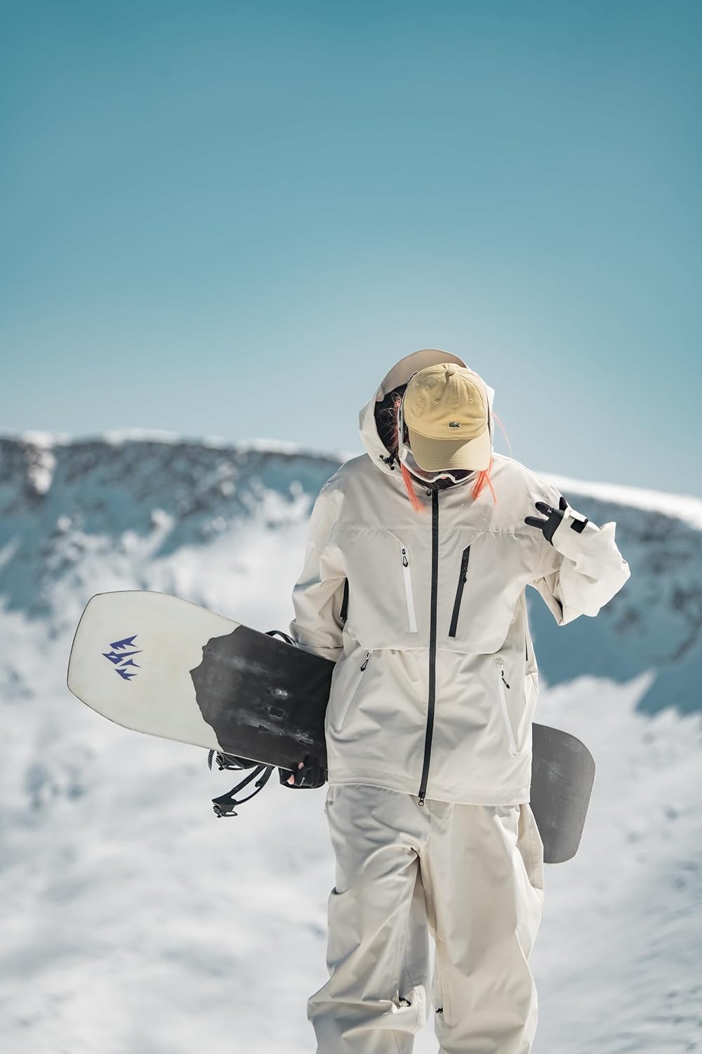 GSOU SNOW Men's Ski Jacket Waterproof Snowboard Jackets Windproof Baggy Snowboarding Coat Winter Outdoor Sports Snow Hooded - Image 2