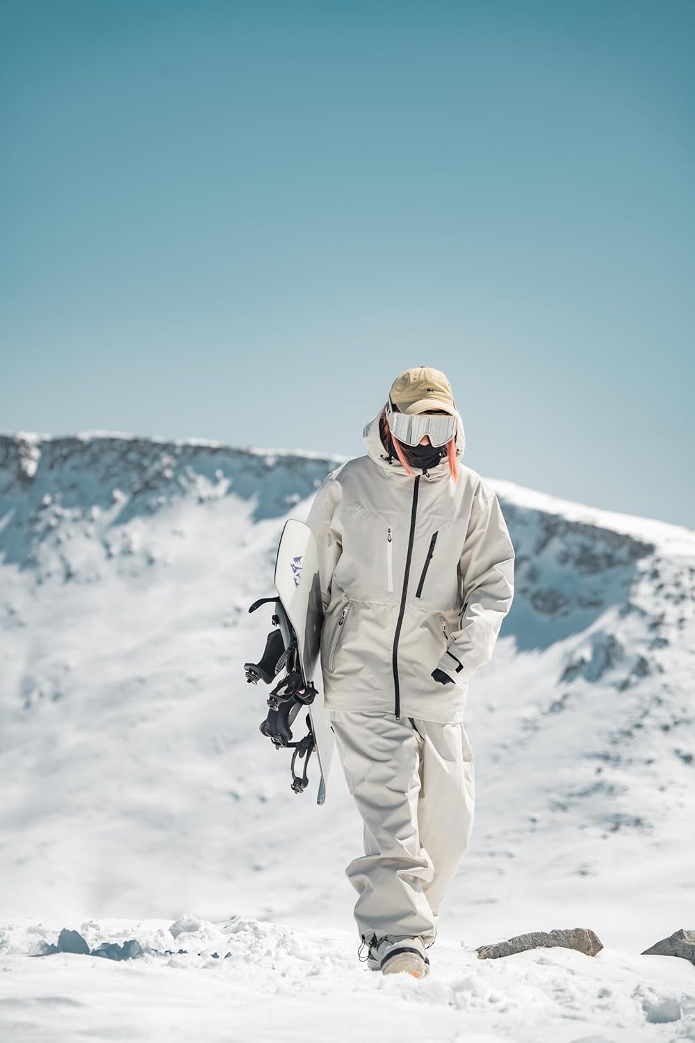 GSOU SNOW Men's Ski Jacket Waterproof Snowboard Jackets Windproof Baggy Snowboarding Coat Winter Outdoor Sports Snow Hooded - Image 3