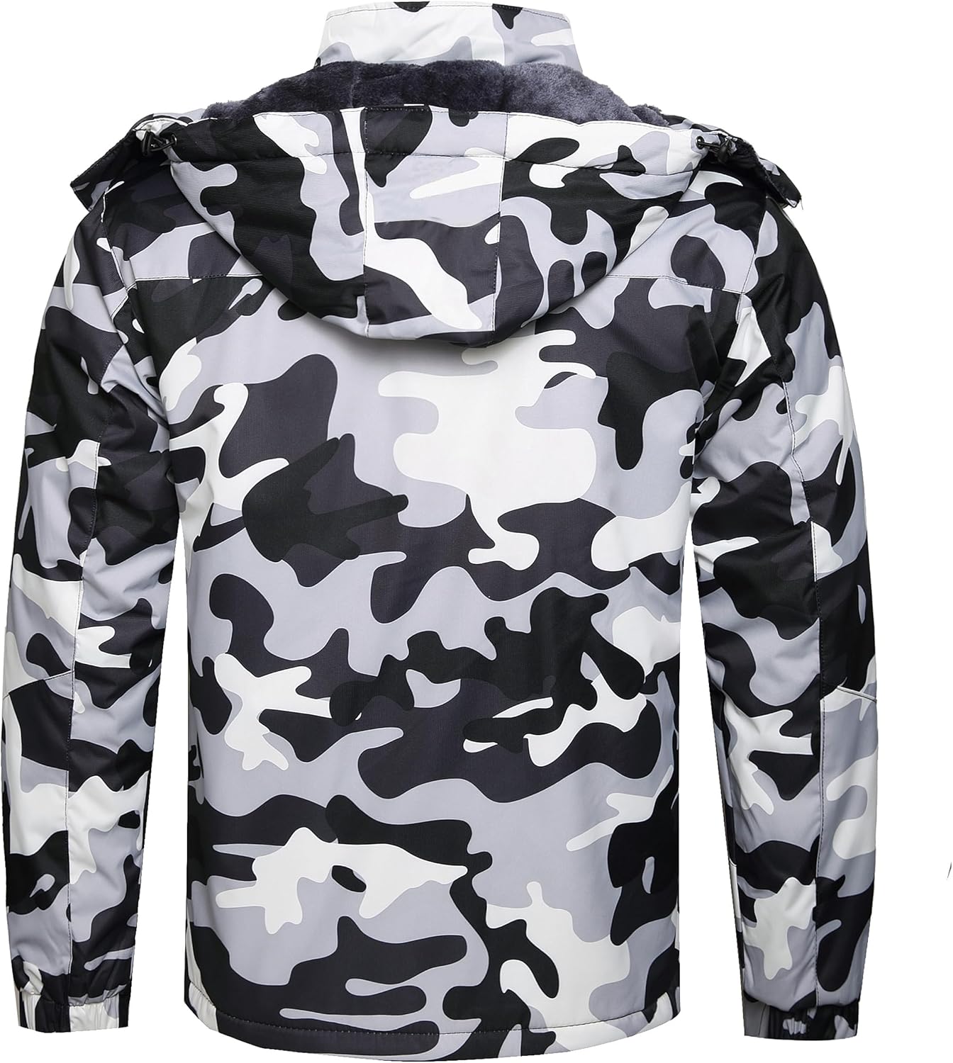 Keevoom Mens Winter Jackets Ski Snow Coats Warm Waterproof Hooded Raincoats Snowboarding Windproof Lined Windbreaker - Image 2