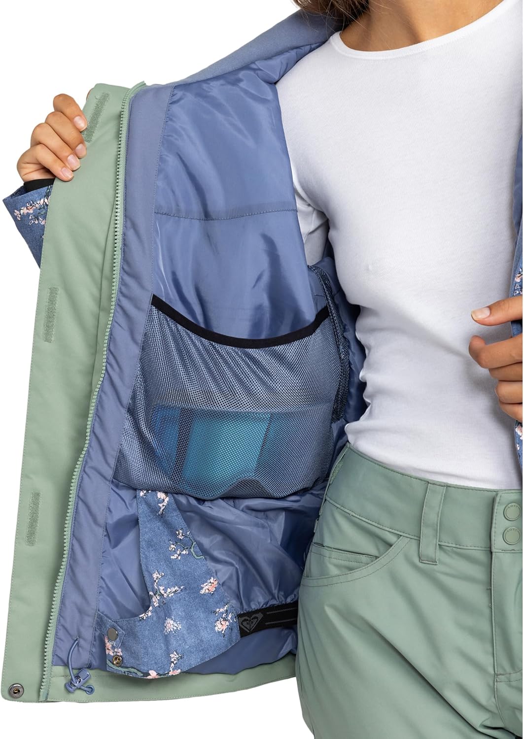 Roxy SNOW Junior's Jetty Printed Regular Fit Snow Jacket - Image 2