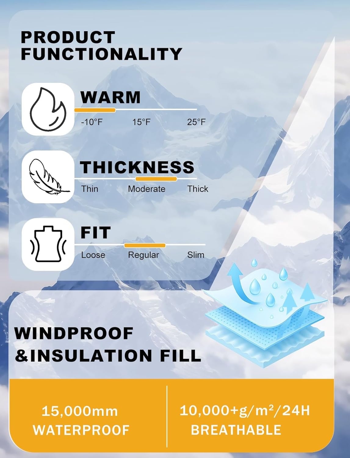 GSOU SNOW Kids Snow Bibs Boys Girls Ski Bib Snowboard Pants Insulated Waterproof Winter Overalls(3-16Years) - Image 5