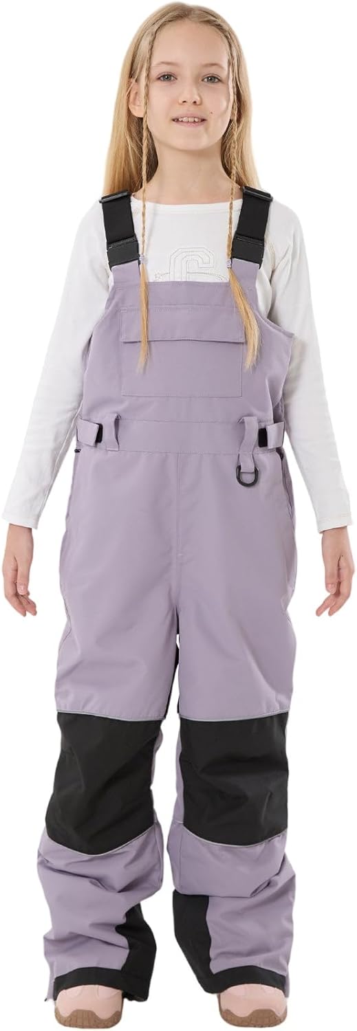 GSOU SNOW Kids Snow Bibs Boys Girls Ski Bib Snowboard Pants Insulated Waterproof Winter Overalls(3-16Years) - Image 6