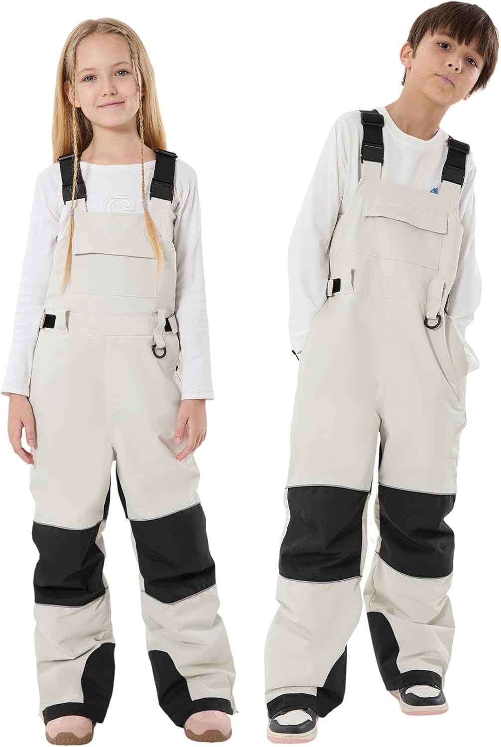 GSOU SNOW Kids Snow Bibs Boys Girls Ski Bib Snowboard Pants Insulated Waterproof Winter Overalls(3-16Years) - Image 9