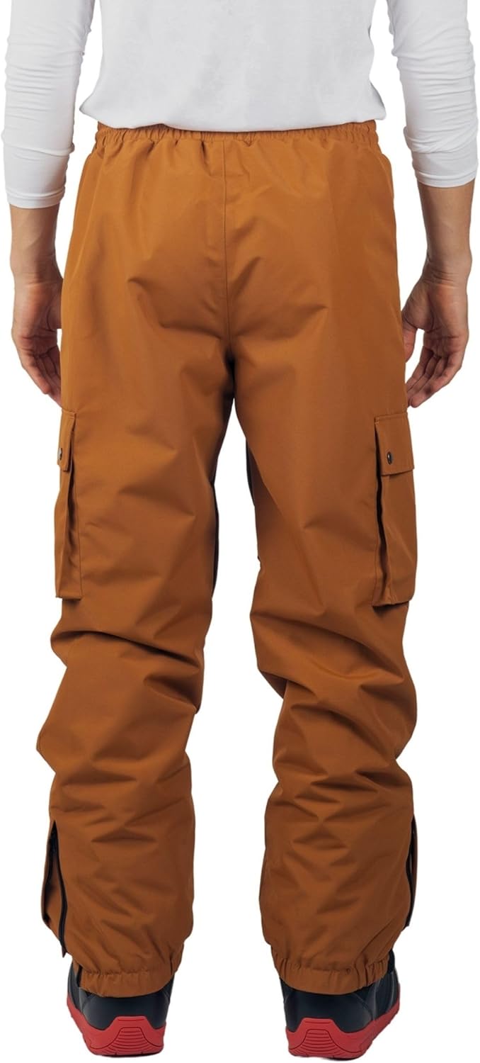 Alpine Swiss Mens Snowboard Pants 10K Waterproof Insulated Cargo Ski Pants Breathable Winter Snow Sport Outdoor Trousers