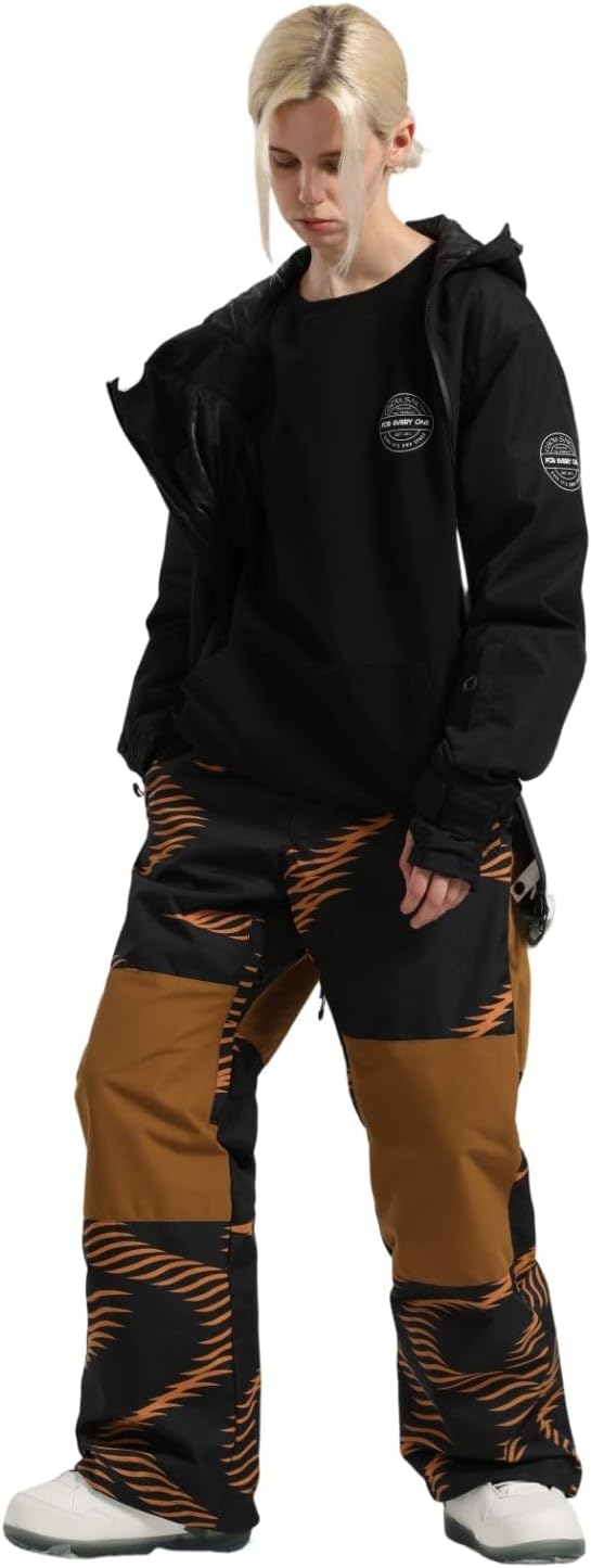 GSOU SNOW Womens Ski Pants Mens Snowboard Pants Waterproof Snow Pants for Winter Outdoor Sport Warm