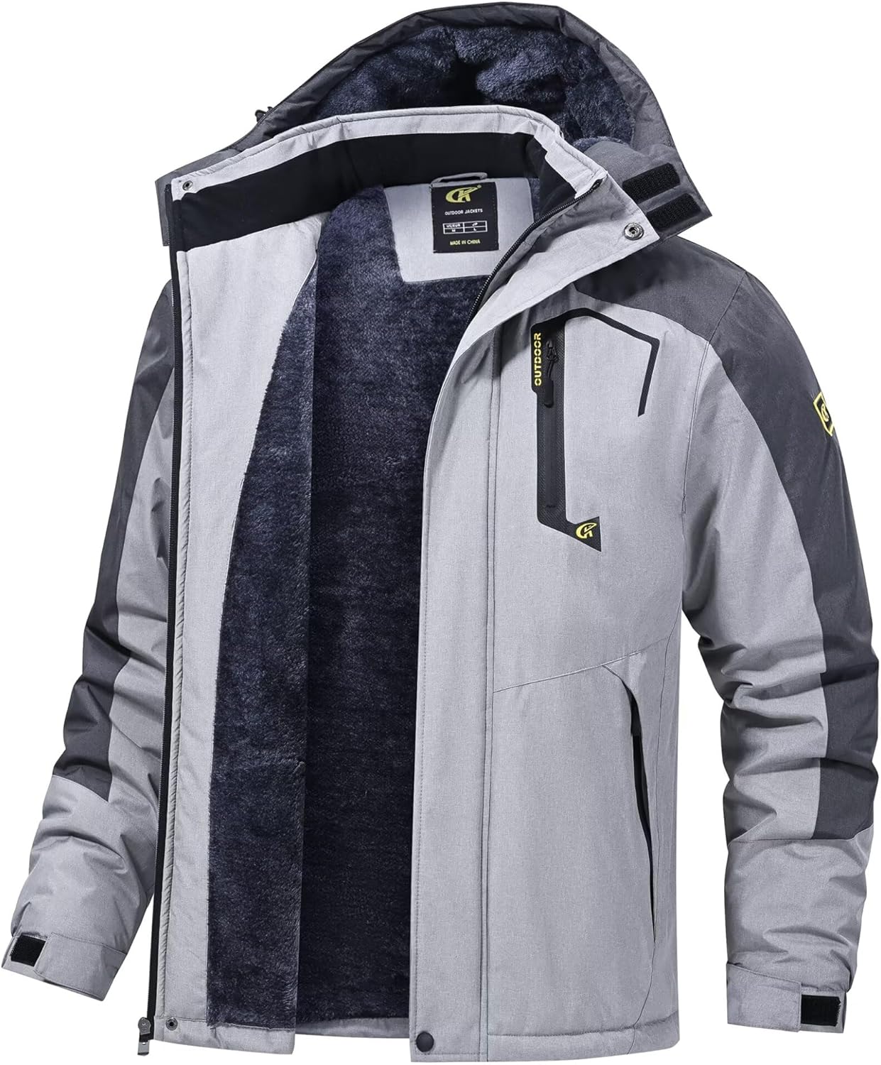 QPNGRP Mens Waterproof Ski Snowboard Jacket Winter Windproof Snow Coat - Image 6