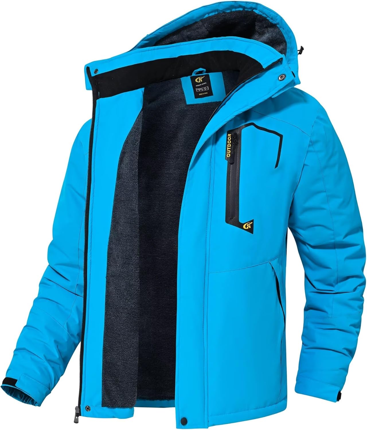 QPNGRP Mens Waterproof Ski Snowboard Jacket Winter Windproof Snow Coat - Image 9