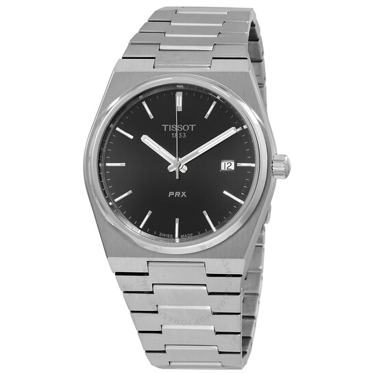 PRX 40 Quartz Black Dial Men's Watch