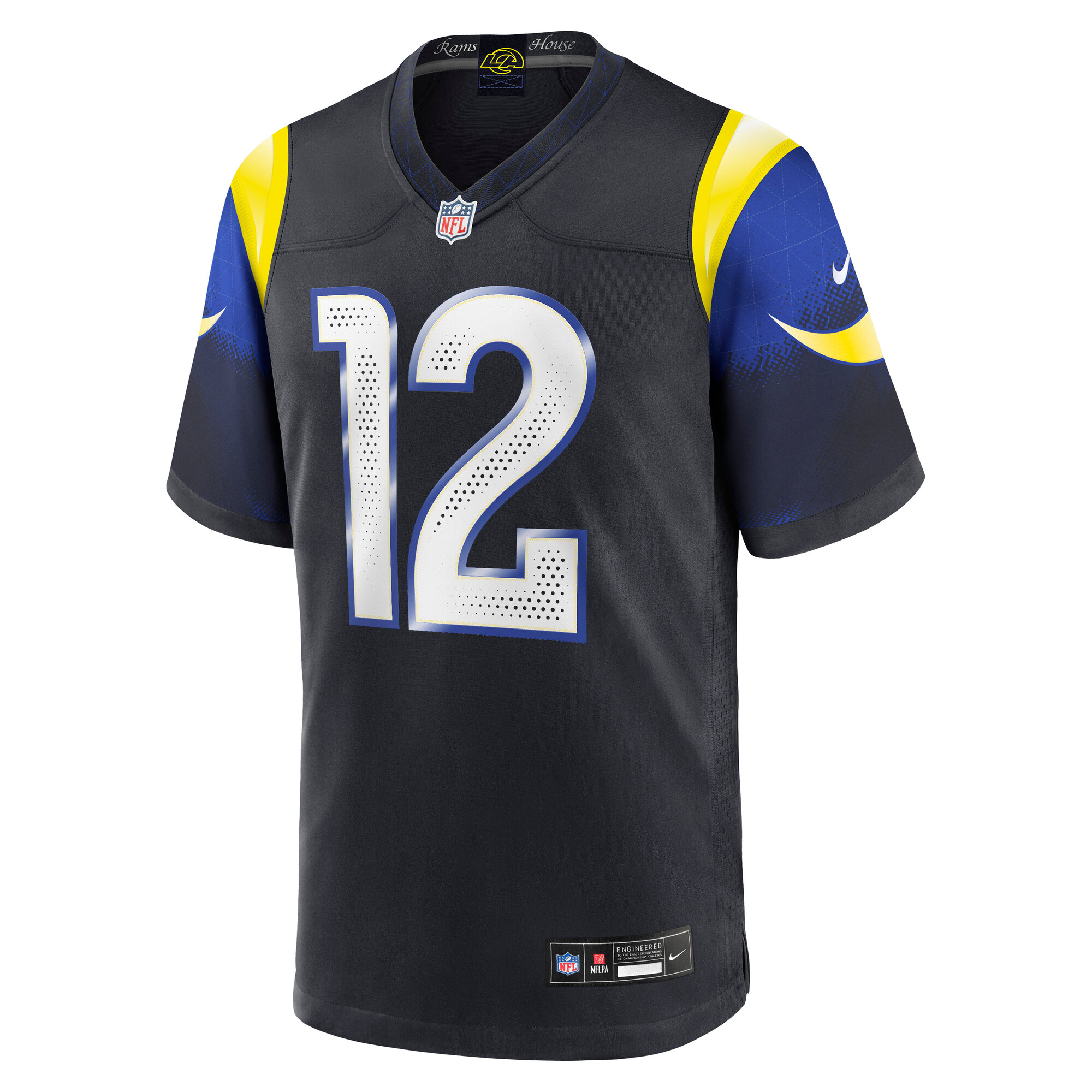 Puka Nacua Los Angeles Rams Nike 2025 Rivalries Collection Game Jersey – Midnight Blue