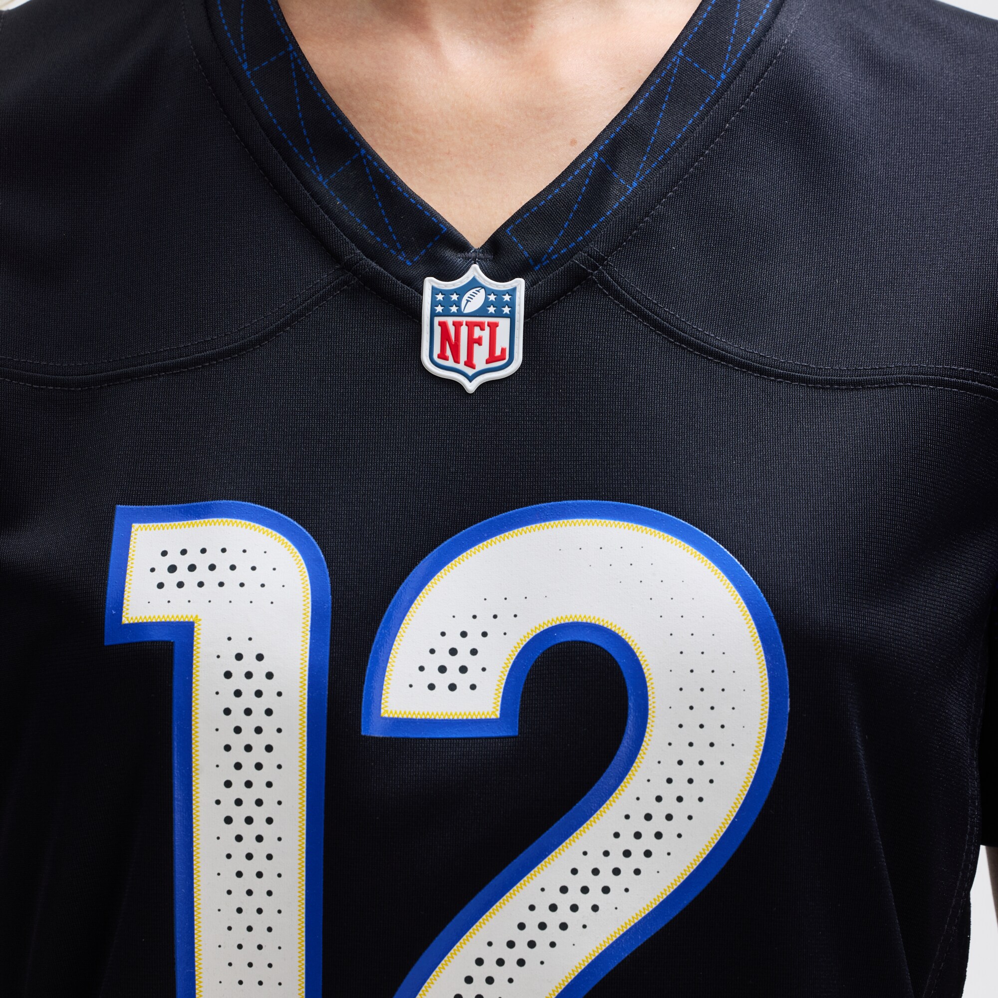 Puka Nacua Los Angeles Rams Nike Women’s 2025 Rivalries Collection Game Jersey – Midnight Blue