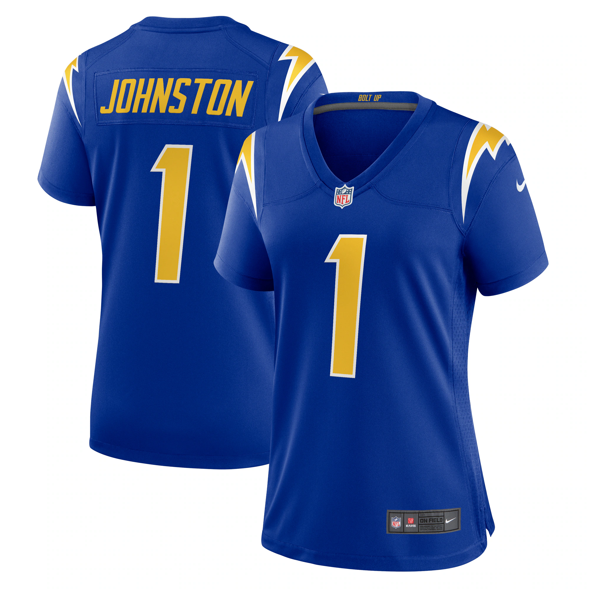 Quentin Johnston Los Angeles Chargers Nike Women's Alternate Game Jersey - Royal