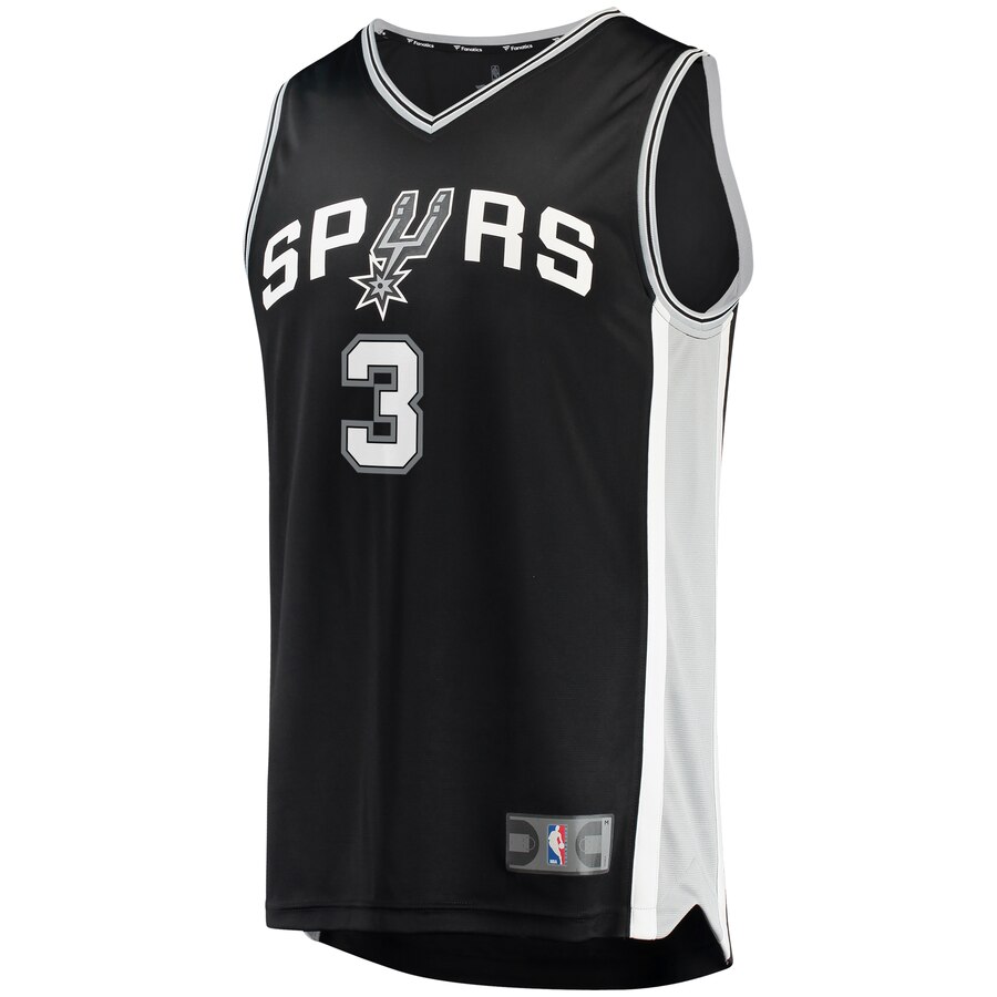 Quincy Pondexter San Antonio Spurs Fanatics Branded Fast Break Replica Jersey - Icon Edition - Black