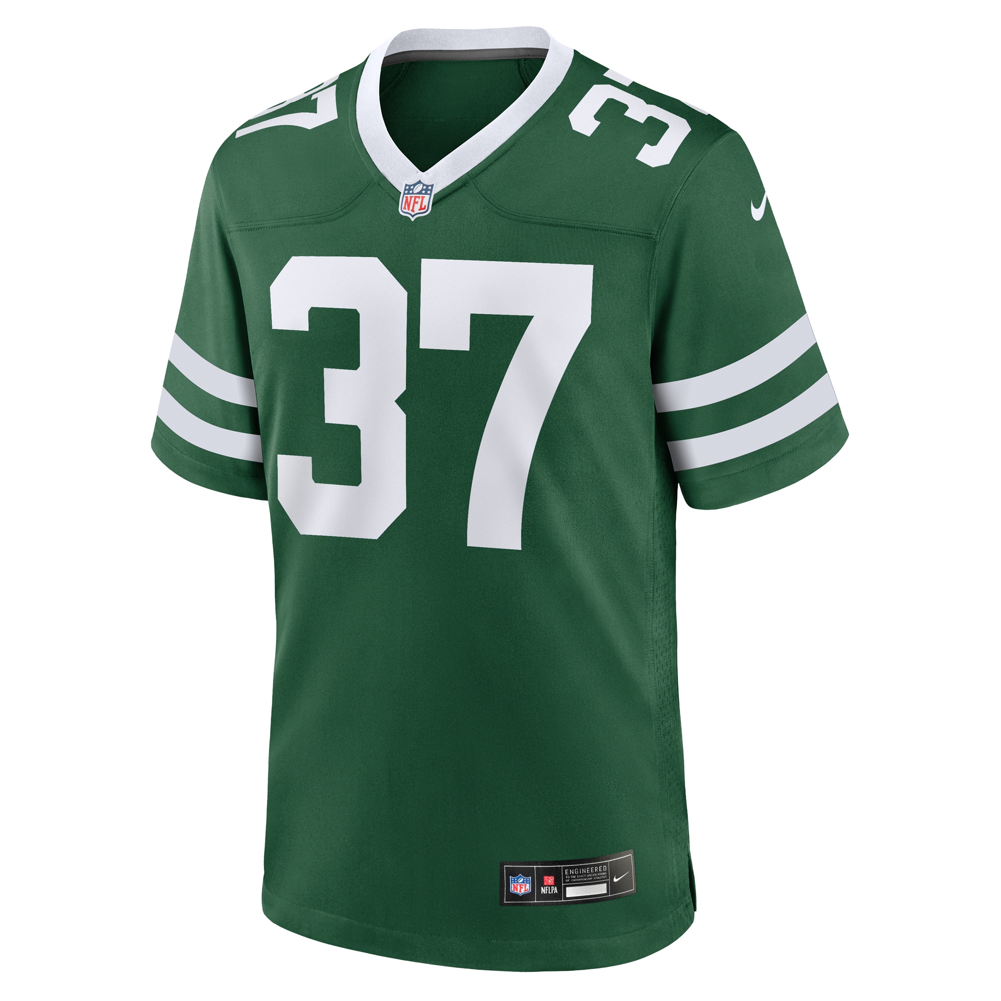 Qwan'tez Stiggers New York Jets Nike Team Game Jersey - Legacy Green