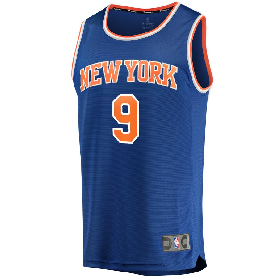 R.J. Barrett New York Knicks Branded Youth 2019 NBA Draft First Round Pick Fast Break Replica Jersey Royal - Icon Edition