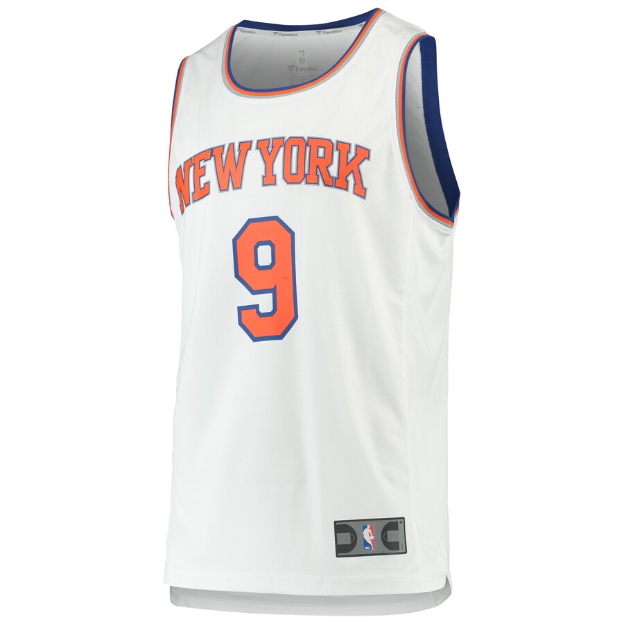 R.J. Barrett New York Knicks Fanatics Branded 2019 NBA Draft First Round Pick Fast Break Replica Jersey - Association Edition - White