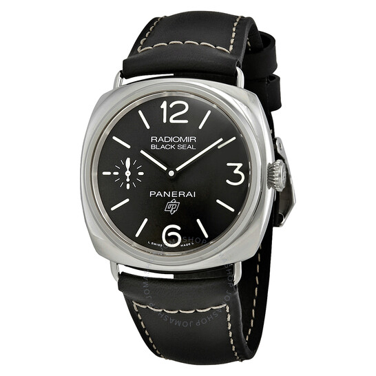 Radiomir Black Seal Hand Wind Black Dial Men's Watch