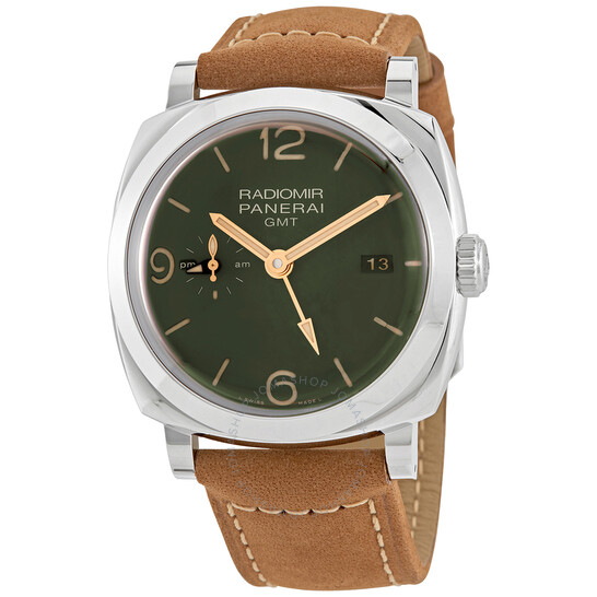 Radiomir GMT Military Green Dial Men's Watch