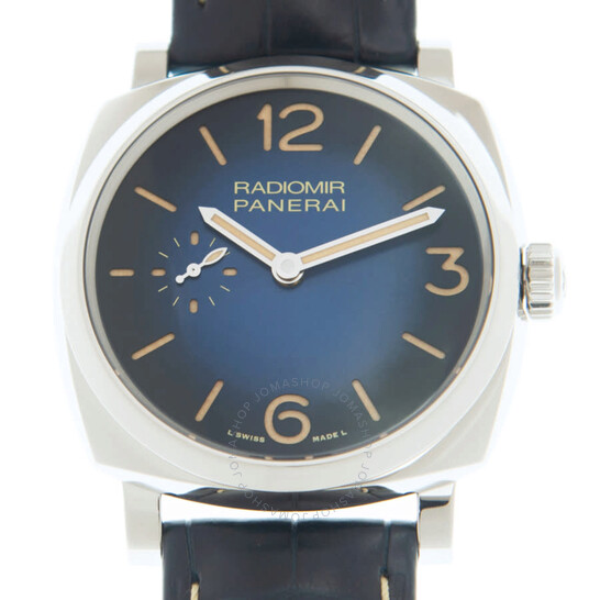 Radiomir Hand Wind Blue Dial Men's Watch