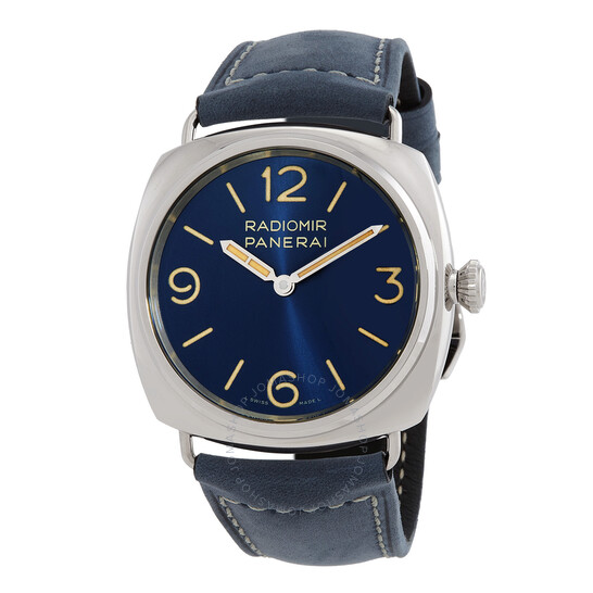 Radiomir Officine 45mm Hand Wind Blue Dial Men's Watch
