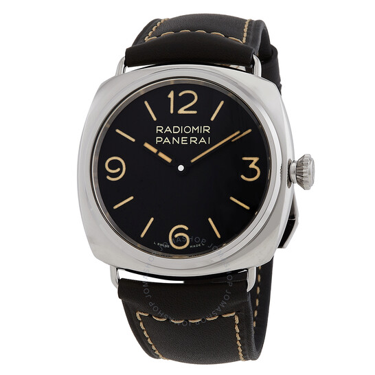 Radiomir Officine Hand Wind Black Dial Men's Watch