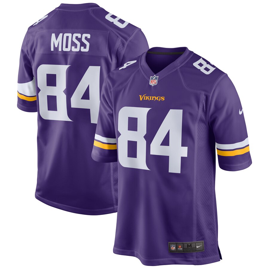 Randy Moss Minnesota Vikings Nike Retired Player Game Jersey – Purple