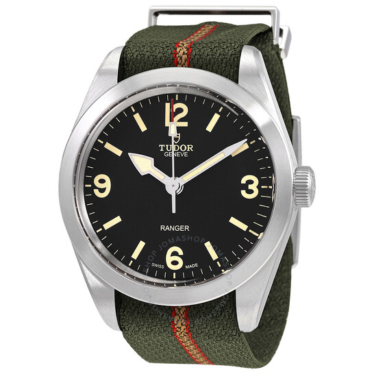 Ranger Automatic Black Dial Men's Fabric Watch