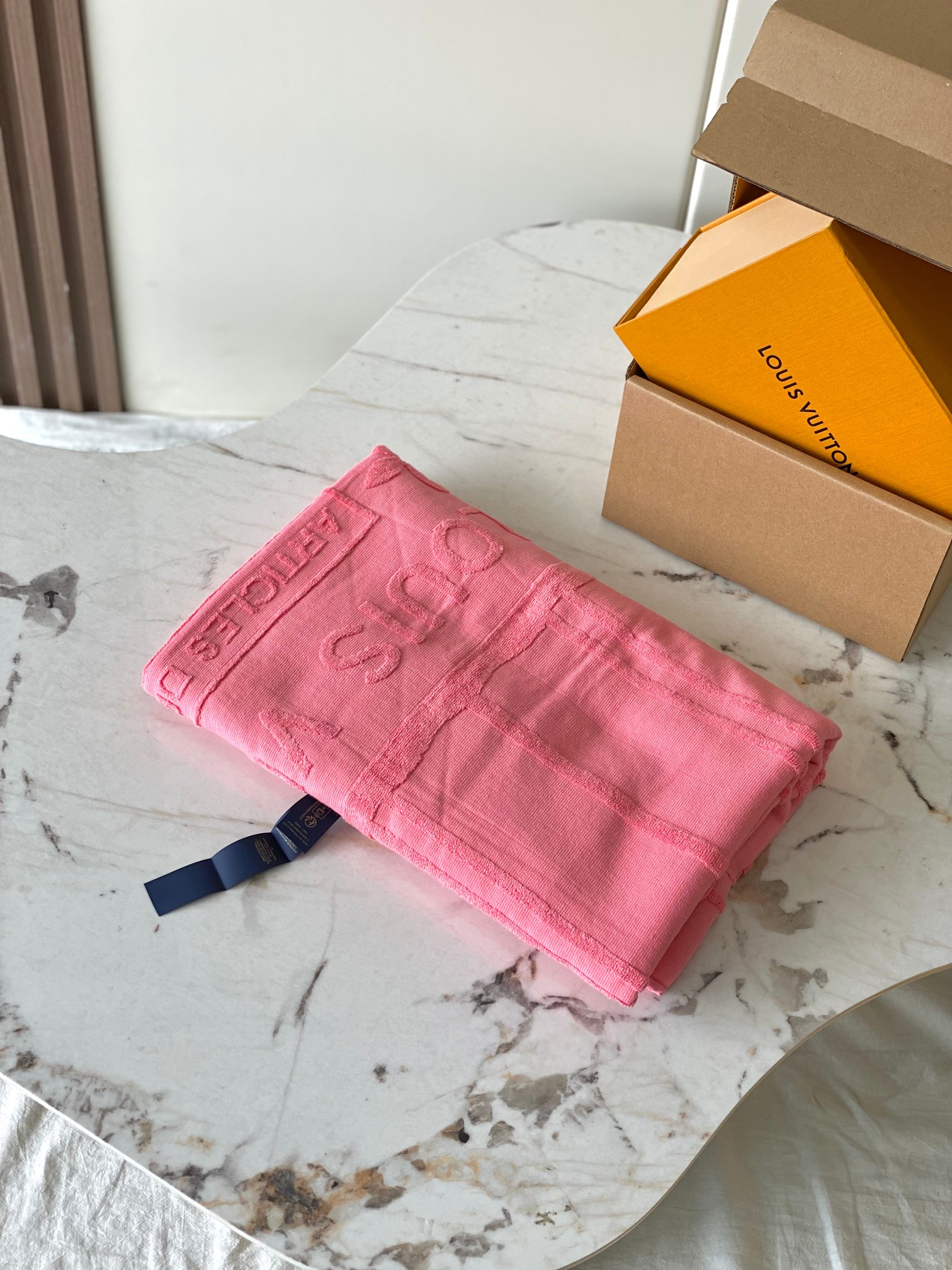 Rare LOUIS VUITTON Terry Cloth Tote Bag/ Accessory Bag