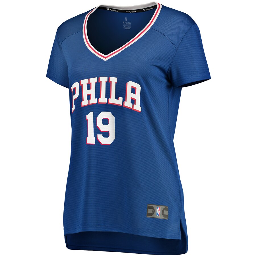 Raul Neto Philadelphia 76ers Fanatics Branded Women's Fast Break Replica Player Jersey - Icon Edition - Royal