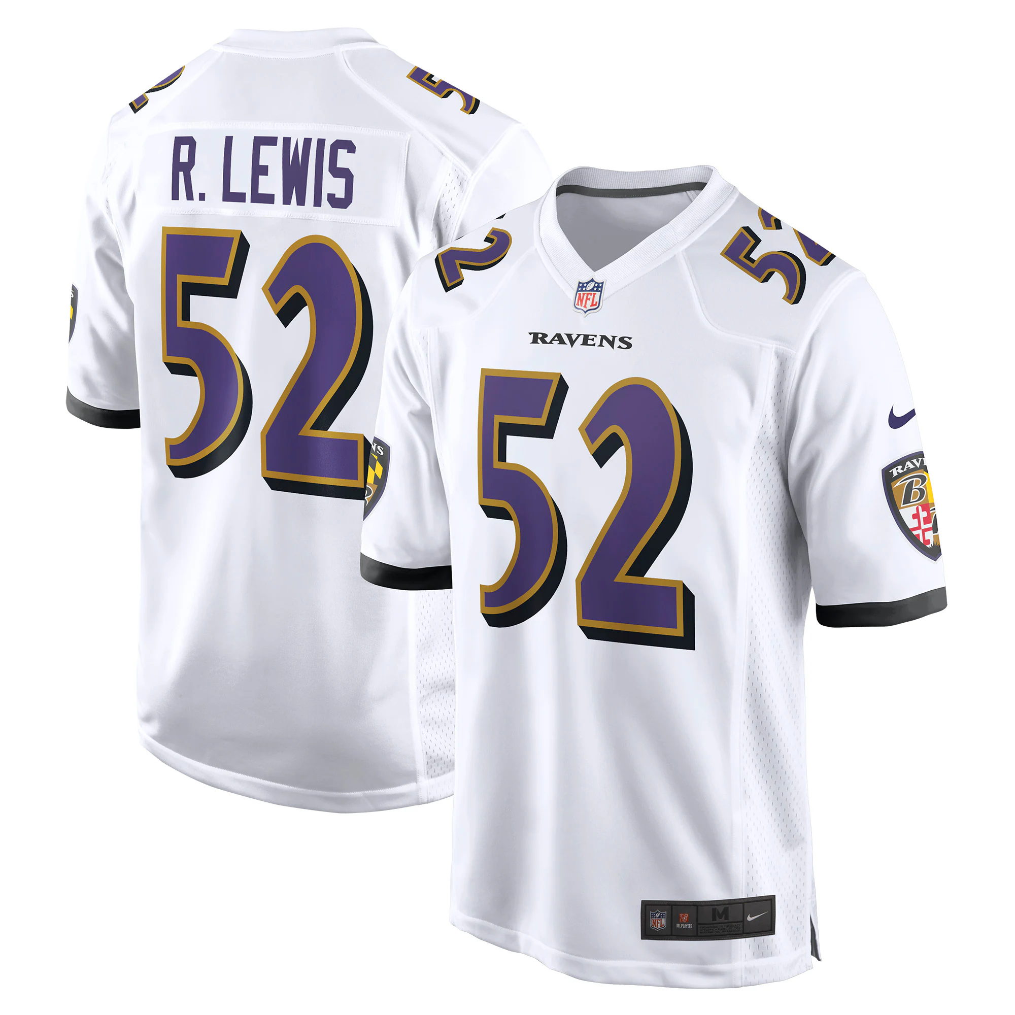 Ray Lewis Baltimore Ravens Nike Retired Player Game Jersey – White