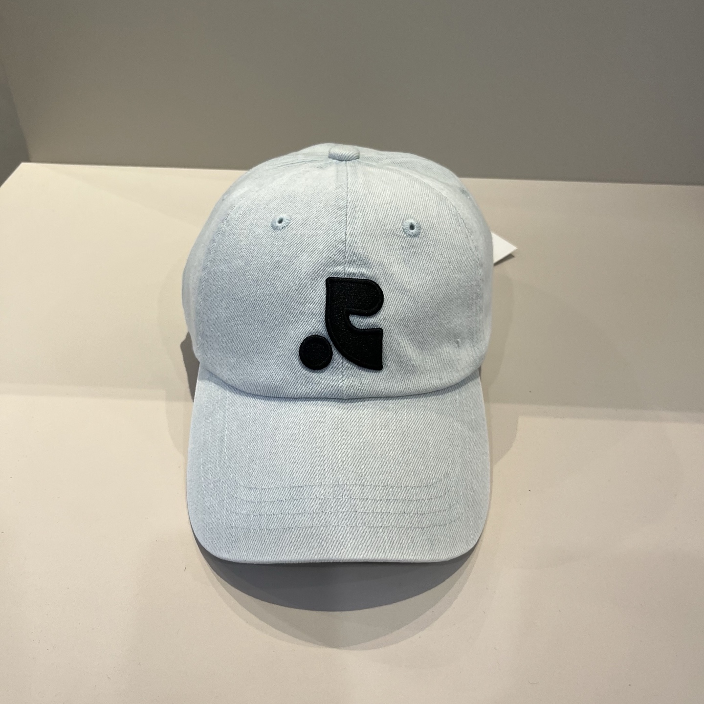 Rest & Riot Denim Cap - Rest & Riot Light Blue Denim Cap - Black Logo