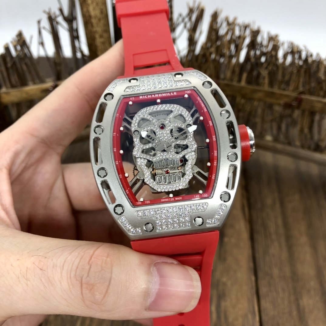 Richard Mille Skull Diamond - Rose Gold Skeleton Watch - Image 11