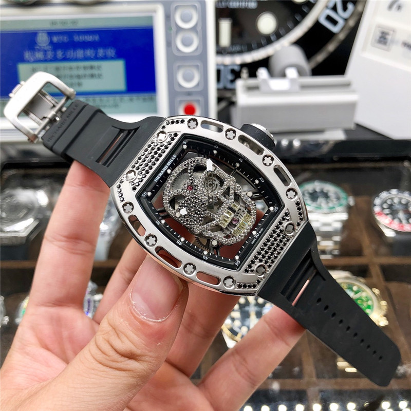 Richard Mille Skull Diamond - Rose Gold Skeleton Watch - Image 12