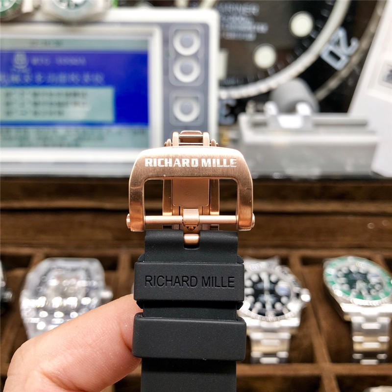 Richard Mille Skull Diamond - Rose Gold Skeleton Watch - Image 9